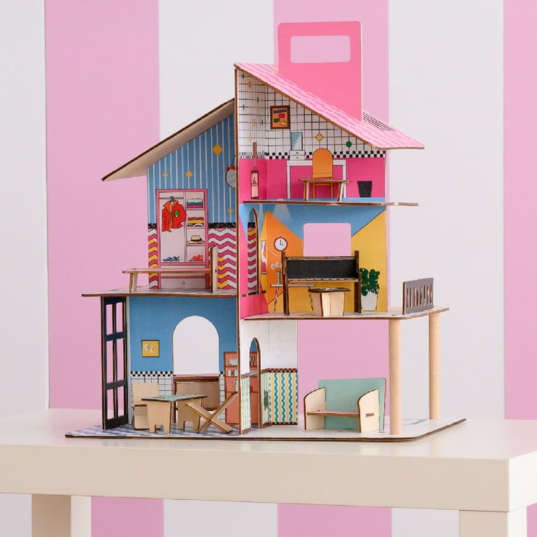 Olivia's Little World Kids Wooden Dollhouse 3.5