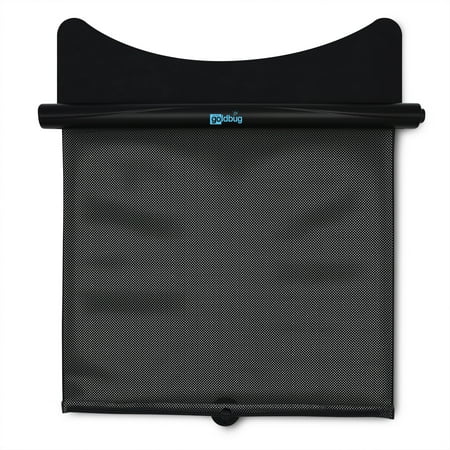 Goldbug XL Car Window Shade, Universal Fit Sun Shade for Baby and Toddlers, Black