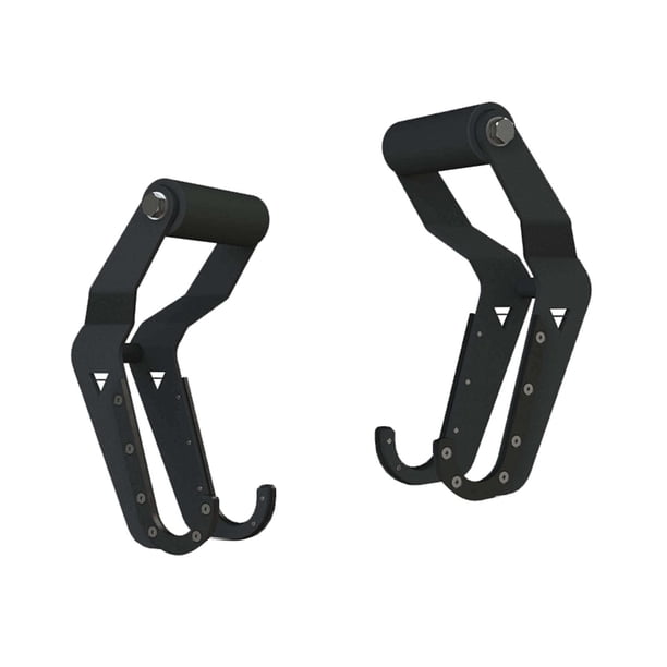 Piezas de accesorios para mancuernas duraderas, empuñaduras de pesas rusas fijas, ejercicio de entrenamiento Brazo curvo Sharpla Mancuernas ganchos manijas