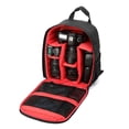 thumbnail image 4 of Bolsa para DSLR digital Mochila impermeable para cámara al aire libre (negro rojo), 4 of 7