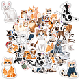 thumbnail image 1 of 35pcs-50pcs Cuddly Stickers Cats Adorable Stickers PVC Stickers for Laptops Notebooks Suitcases, 1 of 5