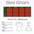 thumbnail image 3 of Christmas T Shirt for Women Xmas Satan Claus Print Short Sleeve Crew Neck Basic Tees Funny Gifts Holiday Casual Blouses, 3 of 4