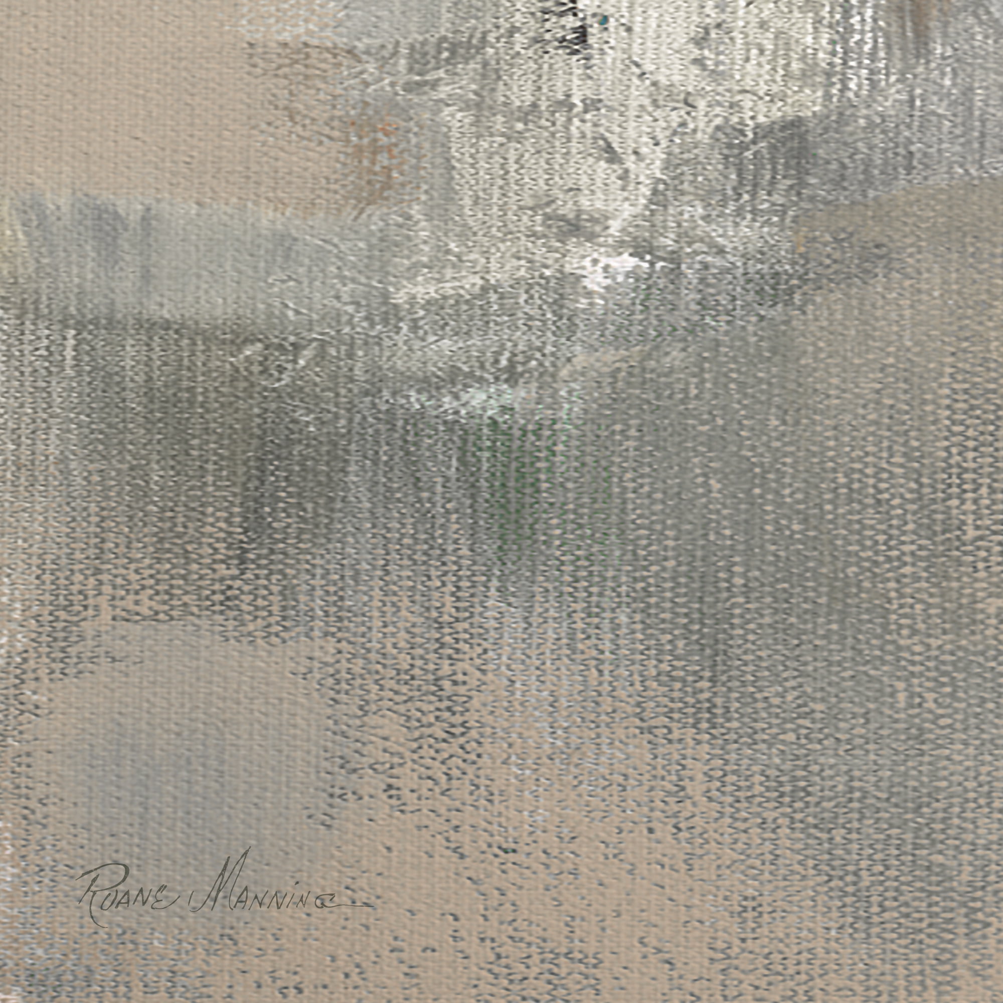Shoreline Reflection I by Ruane Manning Wrapped Canvas Art Painting Print