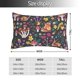 thumbnail image 2 of Fotbe Mushrooms Snails Butterflies Funda de Almohada Decorativa Estilo Occidental, Lujo en Algodón, Fundas para Almohadas King, Cojín Estampado para Decoración del Hogar-20"x30", 2 of 6
