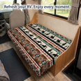 thumbnail image 4 of HUISEFOR Aztec Horse RV Couch Covers for Jackknife Sofa Bed 2 Pcs Furniture Protector for Travel Trailer Couch, Stretchable Elastic Camper Couch Covers, Camper & Rv Decor, 4 of 7