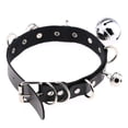 thumbnail image 2 of Collier pour Animaux en Faux Cuir : Collier de Sécurité pour Chat Robuste avec Clochette, 2 of 4