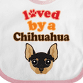 thumbnail image 4 of Inktastic Chihuahua Dog Gift Idea Boys or Girls Baby Bib, 4 of 4