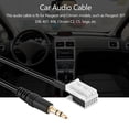 thumbnail image 2 of Cable De Entrada De Línea De Audio Aux Cd Para Coche Con Enchufe De 3,5Mm Para Peugeot 307 308 407 408 507 Citroen C2 C5 Sega Triumph Monstrate VI008690-01, 2 of 6