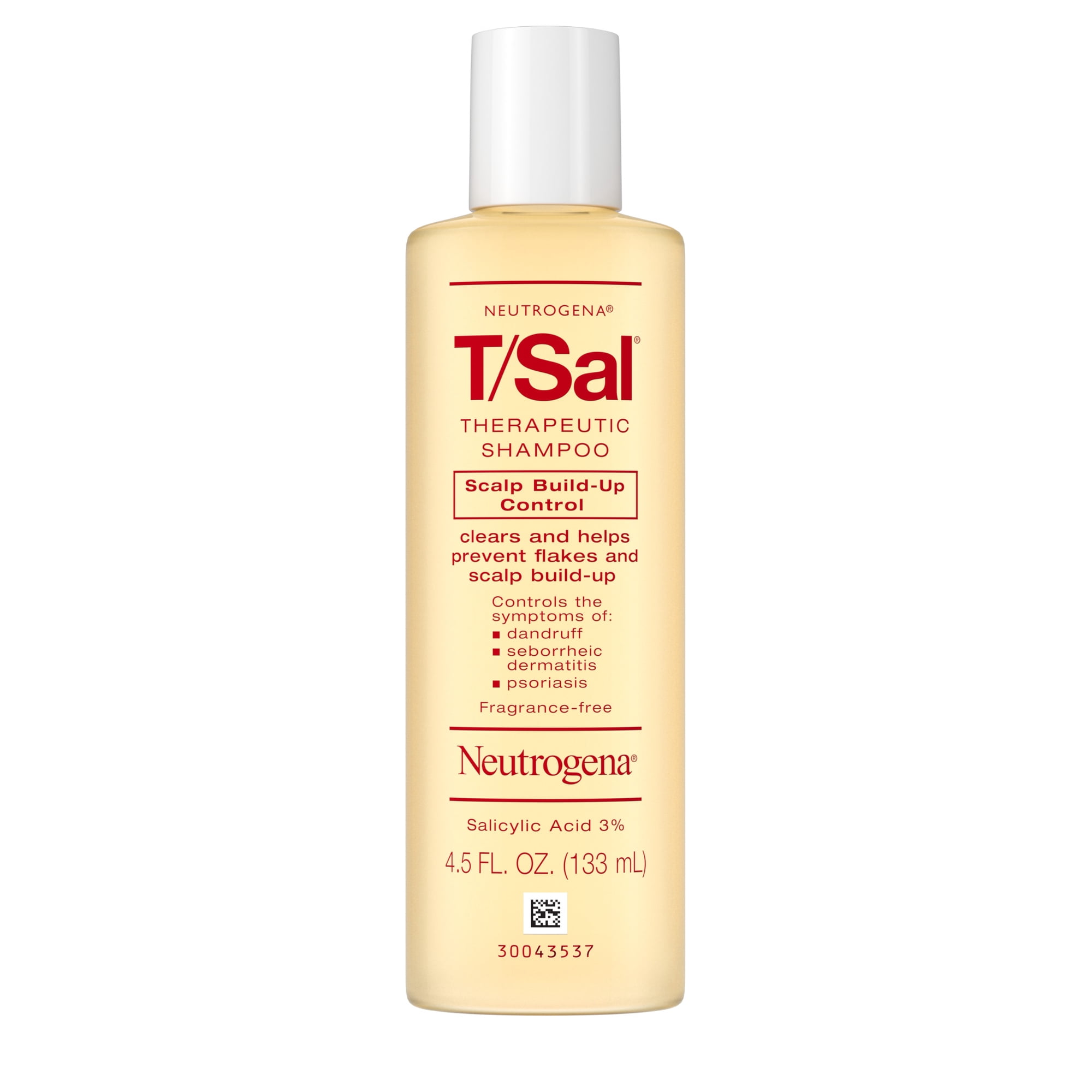Neutrogena T/Sal Therapeutic Shampoo, Dandruff Shampoo with 3% Salicylic Acid, 4.5 fl. oz