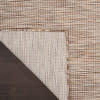 Nourison Positano Indoor/Outdoor Beige 2'2" x 10' Area Rug, (2x10)