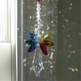 thumbnail image 3 of Modern Rainbow Crystal Angel Chakra Suncatcher Car Charm Pendant for Auto Rear View Mirror Hanging Decor -Transparent, 3 of 5