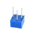 thumbnail image 3 of Uxcell 3362 Trimmer Potentiometer 100K Ohm Top Adjustment Variable Resistors 10pack, 3 of 5
