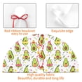 thumbnail image 3 of KLL 36" Christmas Tree Skirt Avocado Playing Music Xmas Tree Skirts Mat for New Year Xmas Holiday Party Indoor Outdoor Home Decoration, 3 of 5