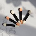 thumbnail image 3 of 50 esponjas aplicadoras de sombra de ojos de doble cara, brochas portátiles para sombra de ojos, herramienta de maquillaje para mujeres y niñas., 3 of 7