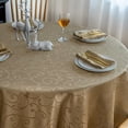 thumbnail image 5 of Hong and Arts Inc. Marina Decoration Jacquard Water Resistant Thick Solid Decorative Home Kitchen Tablecloth Liquid Repellent and Stain Resistant, 5 of 5
