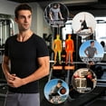 thumbnail image 5 of KIWI RATA Sauna Shirt for Men Sweat Sauna Suit for Gym Exercise Compression Shirt Workout Shapewear, 5 of 6