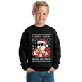 thumbnail image 2 of Wild Bobby Santa Says 6 7 Numbers Meme Christmas Sweater Design | Holiday Unisex Boys Girls Crewneck Graphic Sweatshirt, 2 of 5