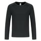 thumbnail image 2 of pstuiky hombres de manga larga, Camisa deportiva de manga larga raglán con cuello redondo, transpirable y elástica, de color liso, para hombre camisetas de hombre xxxl, 2 of 9