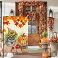 thumbnail image 7 of HomeKingdee Fall Gnome House Flag, Fall Decor Gnomes Flag, Autumn Flags Pumpkin Leaves Signs Home Decorations Rustic Welcome Outdoor Farmhouse Thanksgiving, 7 of 7