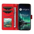 thumbnail image 3 of Motorola Edge 40 NEO Phone Case , Wallet Flip Cover Adjustable Crossbody Lanyard Magnetic Card Slots, 3 of 5