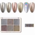 thumbnail image 1 of Six Color Aurora Powder For Nail Glitter Nail Polish Powder 4g D6l8, 1 of 8
