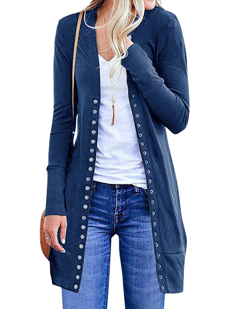 navy blue cardigan walmart