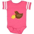 thumbnail image 3 of Inktastic Hen and Chick Farm Animals Boys or Girls Baby Bodysuit, 3 of 5