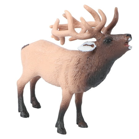 

NUOLUX 1Pc Reindeer Adornment Art Crafts Solid Plastic Reindeer Model Home Decoration