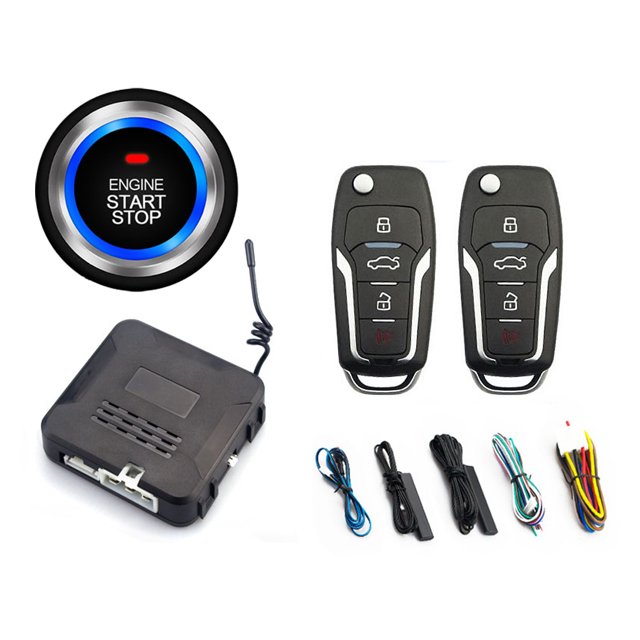 Guardoinrt Système d'Alarme Intelligent Sans Clé Universel pour Voiture Télécommande de Démarrage Contrôleur Accessoires de Mise à Niveau Type B