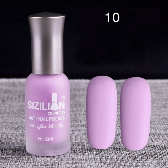 Women Fashion 12ml Matte Dull Nail Polish Fast Dry Long Lasting Nail Art Matte Nail Polish Gel