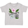 thumbnail image 3 of Inktastic Louisiana Girl Magnolia Flowers and Leaves Girls Baby T-Shirt, 3 of 5