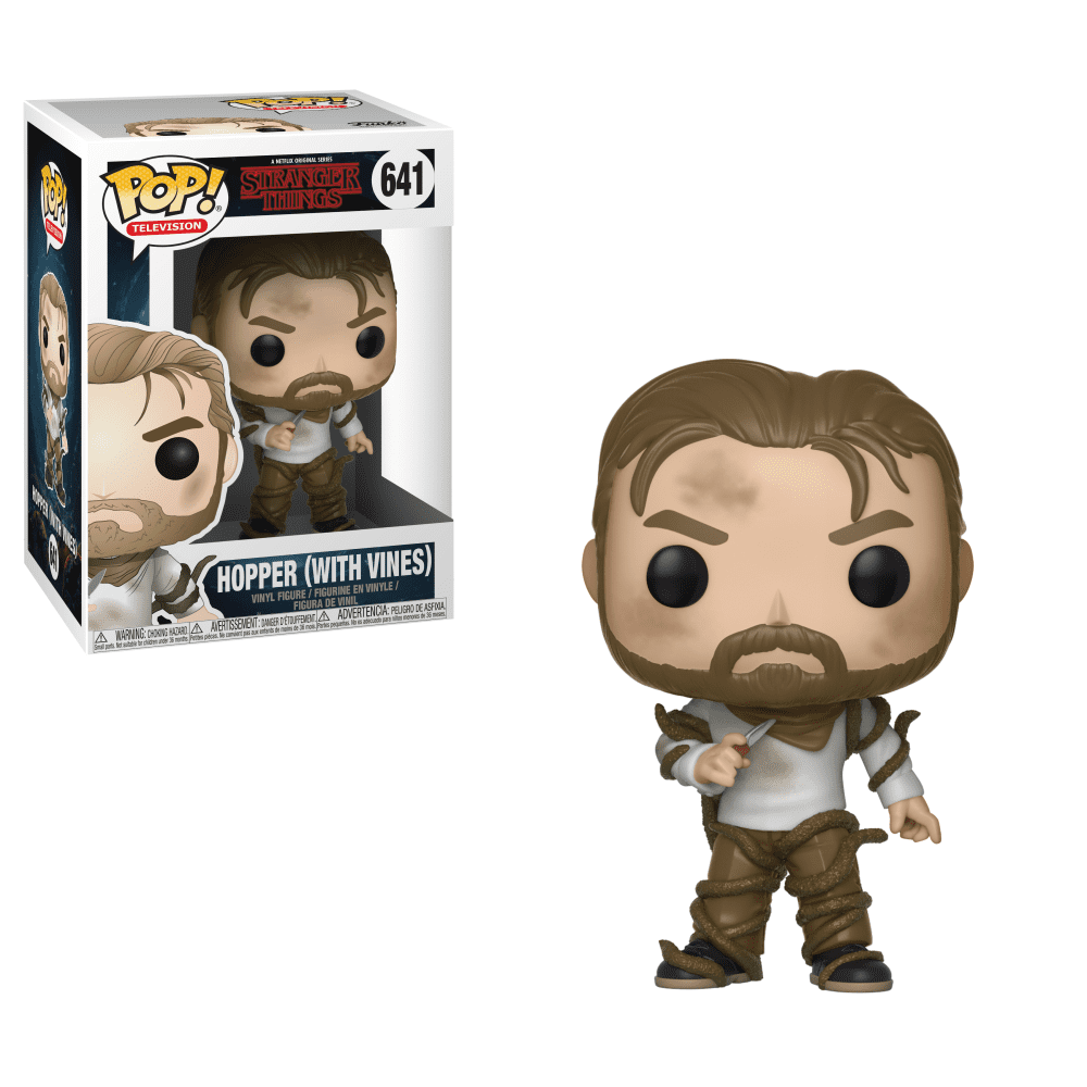 Funko POP! TV Stranger Things: Hopper with Vines, Vinyl Figure - Walmart.com - Walmart.com