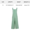 thumbnail image 2 of Mono informal para mujer, pantalones sueltos sin mangas, mono con bolsillos Adepaton BST3000491-1, 2 of 5