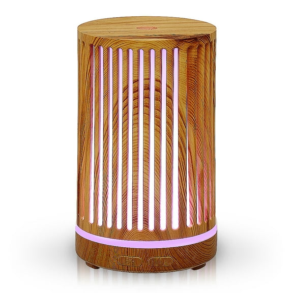 Aromar 100 mL Ultrasonic Zen Wood Essential Oil and Scented Oil Diffuser (Birch)