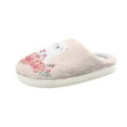 thumbnail image 3 of Psesaysky Winter Fluffy Slippers for Children Indoor and Outdoor Cozy House Slippers Girls Boys Warm Slippers with Lamb, 3 of 7