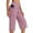 Pink, variant on Women's Capri Sweatpants Joggers Tight Elastic Comfortable Fitness Pants Jogger Yoga Pants Outdoor Sports Casual Pants