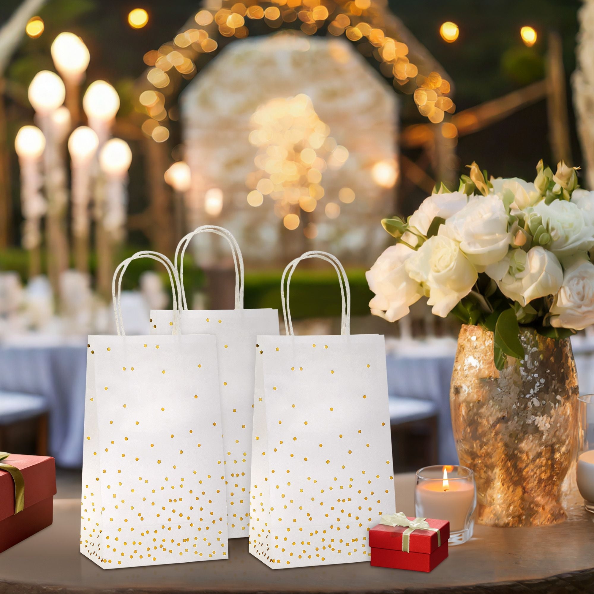 Gift bags 'Gold & White' - Daphne's Diary