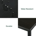 thumbnail image 2 of Zinus Jennifer 47" x 29" Black Frame Desk, Deep Espresso, 2 of 9