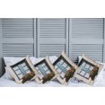 thumbnail image 6 of Ambesonne Urban Throw Pillow Cover 4 Pack, Mediterranean Window, 24", Blue Grey, 6 of 6