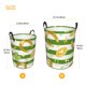 thumbnail image 3 of Fotbe Watercolor St Patrick Day Cesto de Ropa con Asas, Cesto Impermeable de Gran Capacidad, Bolsa de Lavado para Dormitorio, Cesto de Ropa con Ruedas y Asas-Small, 3 of 6