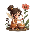thumbnail image 3 of fantasy Fairy Theme Stickers, Waterproof Fairy Theme Sticker for Water Bottle Laptop Phone Cases Planner Skateboard Luggage Helmet Party Favor Decor, Ideal for Adults Teens Teacher Rewards, 3 of 9