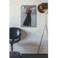 thumbnail image 3 of Epic Graffiti  'Halloween Black Cat in Witches Hat' by Fab Funky Giclee Canvas Wall Art, 12"x16" 18 x 26, 3 of 3
