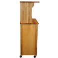 thumbnail image 3 of Catskill Craftsmen Microwave Wood Cart in Brown, 3 of 3