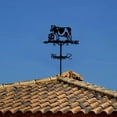 thumbnail image 5 of Cow Weathervane Wrought Iron Wind Vane Roof Garden Direction Sign Outdoor Farmhouse Decoration Weathercock Ornament Wind Vane Weathervanes Metal Wind Measuring Tool, 5 of 9