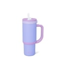 thumbnail image 1 of Vaso para niños Ello Oasis, 532 ml, a prueba de fugas, color lavanda, 1 of 8