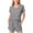 Dark Gray, variant on Girls 2 Piece Short Set Kids Summer Outfit Soft Solid Color Short Sleeve Button Down T-shirt Elastic Waist Shorts Sweatsuit Set(Brick Red,2-3 Years)