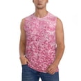 thumbnail image 6 of Daiia Pink Glitter Printed Men's Tank Tops,Casual Soft Sleeveless Gym Muscle Shirts Bodybuilding Tee-3X-Large, 6 of 8
