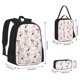 thumbnail image 2 of Fotbe Cute Cartoon Cows Set Escolar 3 en 1 para Niños - Mochila Duradera con Lonchera Aislante y Estuche para Lápices - Mochila Escolar para Niños y Niñas, 2 of 7
