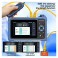 thumbnail image 4 of MINI OTDR 1310/1550nm 26/24dB Fiber Optic Reflectometer,Touch Screen VFL OLS OPM Event Map Ethernet Cable Tester ,Wide Measuring Range, 4 of 7
