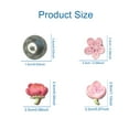 thumbnail image 5 of 24PCS Rubber Beach Bag Accessories Charms,Rubber Beach Totes Accessories Inserts,Daisy Flower Pearls Bag Charms, 5 of 7